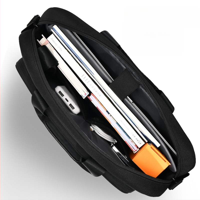 Határokon átnyúló hordozható vállpántos laptop táska, nagy kapacitású, magas szintű tároló, kényelmes notebook bélés táska gyártók