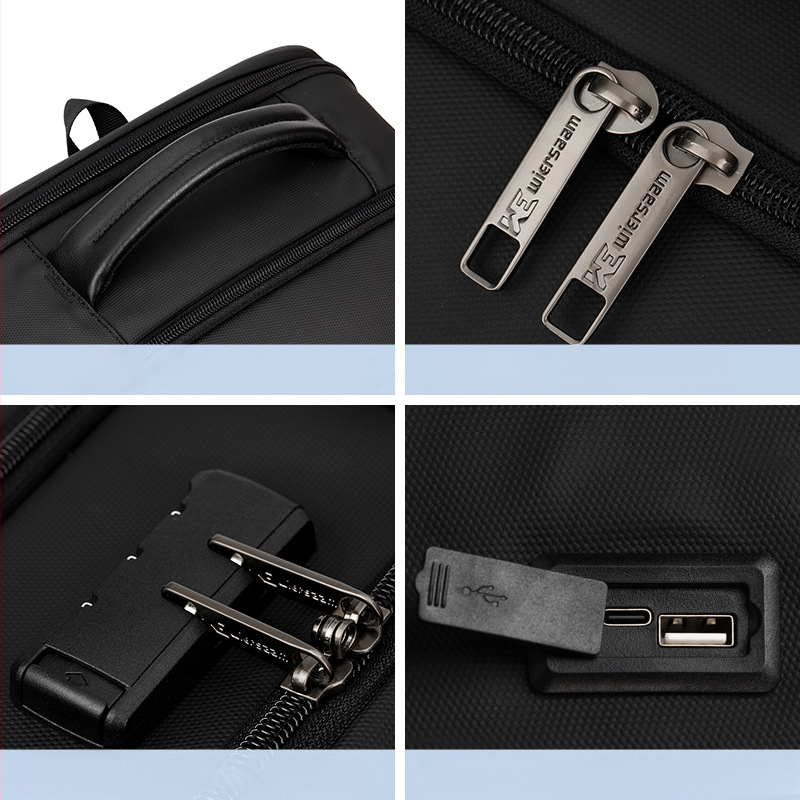 Uus trendikas äriseljakott meestele paroolilukuga veekindel seljakott suure mahutavusega ärireisideks mõeldud multifunktsionaalne vargusvastane arvutikott