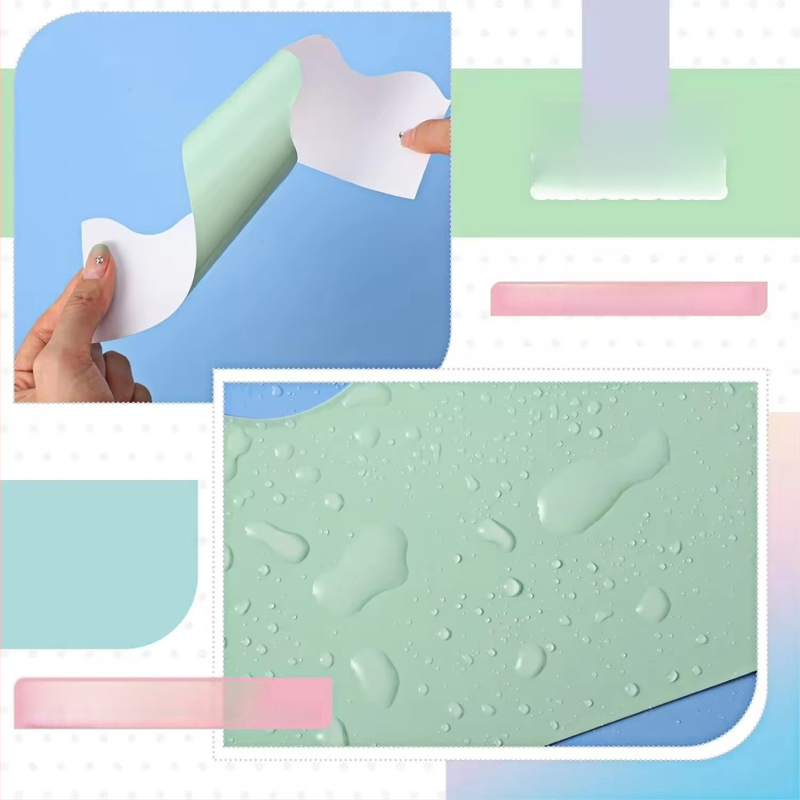 Keresztirányú szegélynyomtató tekercs Színes szegély Dekoratív papír Tábla Party hangulat Hirdetőtábla Hullámos dekoratív papír Karton