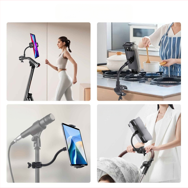 Robbanások Mágneses tapadókorongos mobiltelefon-tartó kültéri élő futópad golfkocsi univerzális konzol meghosszabbított puha karos kormány