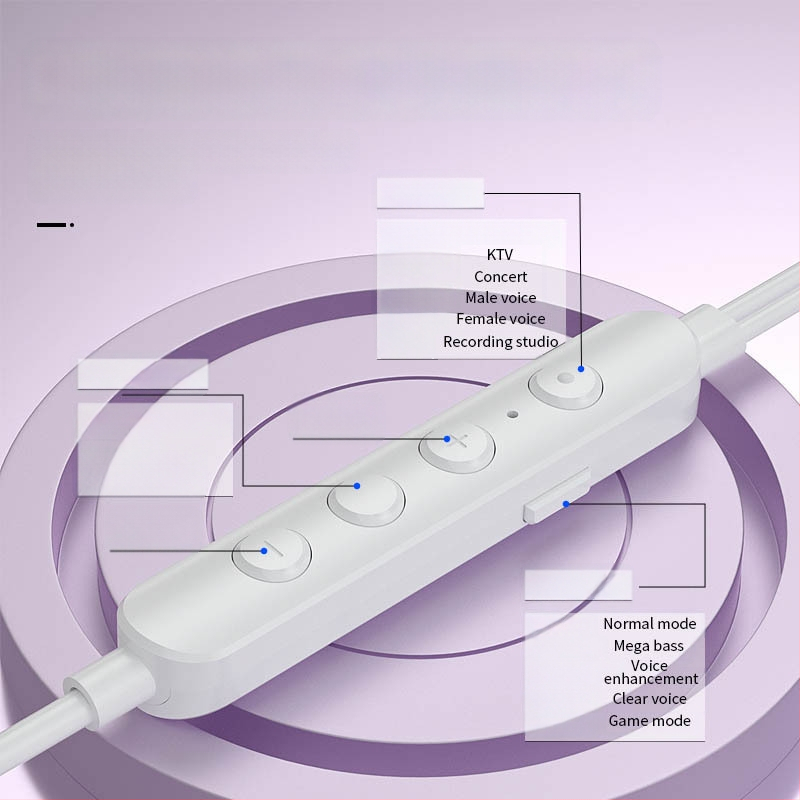 Speciális fejhallgató K-song Anchor Live hangkártyához, hangváltós fejhallgató, sztereó hangváltós fejhallgató Apple 15 Huawei készülékhez