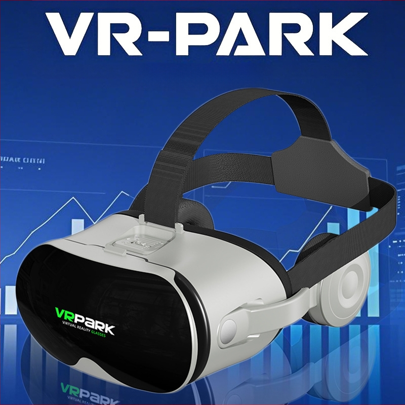 Vrpark, ochelari virtuali VR, all-in-one, montați pe cap, pentru jocuri transfrontaliere, HD, a doua generație