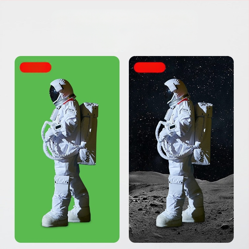 Tiešraides zaļā ekrāna audums, zaļā ekrāna fona audums, liels fotografēšanas fons, pārnēsājams profesionāls aprīkojums filmām un televīzijai