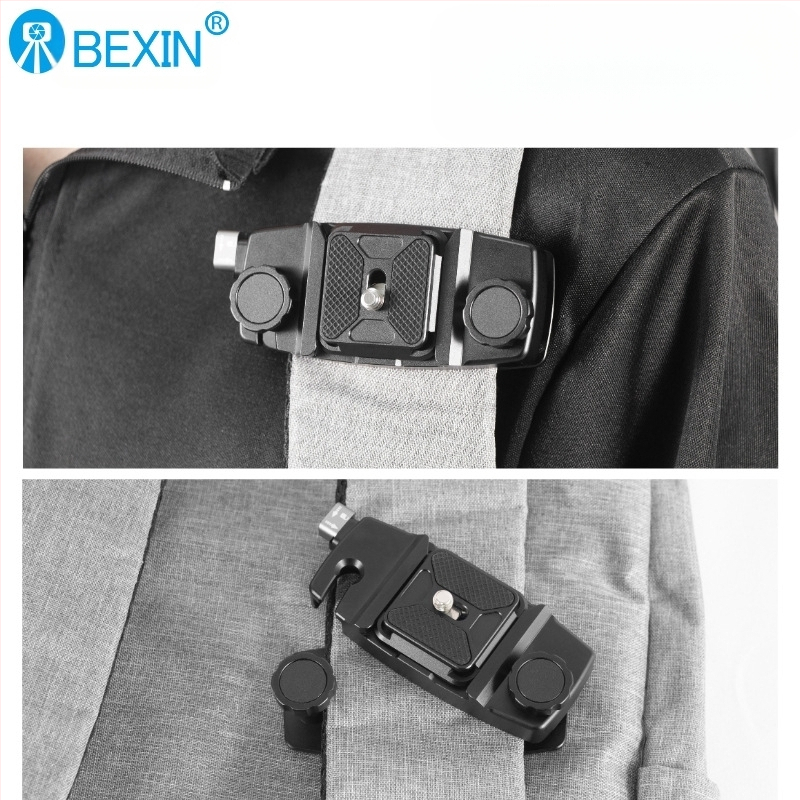 Kiirkinnitusega kaamera kiirkinnitusega haak Peegeldamatu GoPro spordikaamera seljakoti klamber Mägironimise matkaseljakoti kaameraklamber