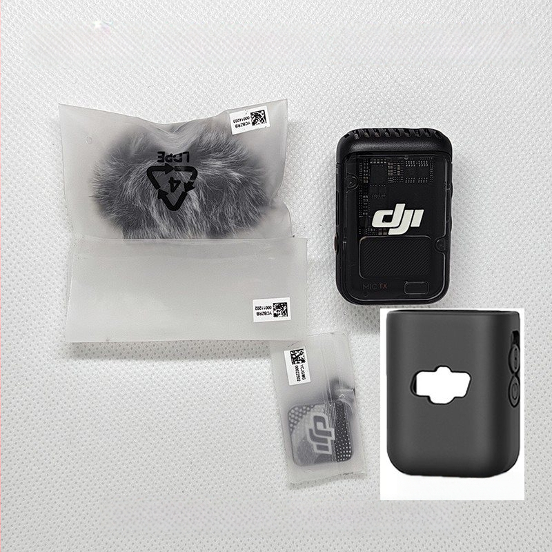 Alkalmas Dji Mic2 adóhoz, Action5Pro/Pocket3 mobiltelefonhoz, élő közvetítéshez, vezeték nélküli mikrofon vevőhöz