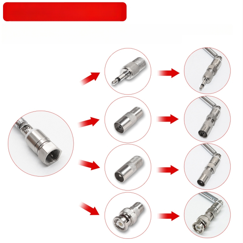 Външнотърговски експлозии производители директна доставка радио антена универсална телескопична пръчкова антена BNC мъжка FM антена