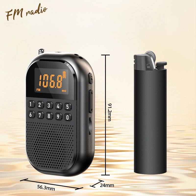 Eakate raadio, mille saab sisestada kaardiga, väike kõlar, kaasaskantav vastuvõtja eakatele, mitme sagedusribaga FM/AM/Bluetooth.