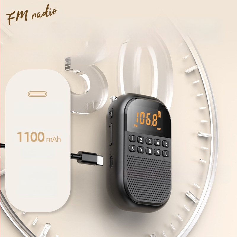 Eakate raadio, mille saab sisestada kaardiga, väike kõlar, kaasaskantav vastuvõtja eakatele, mitme sagedusribaga FM/AM/Bluetooth.