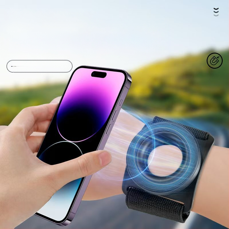 Uus Rider magnetiline randmevedrustus universaalne mobiiltelefoni hoidik randmele jooksmiseks ja autojuhtimiseks õues otseülekandega mobiiltelefoni hoidik