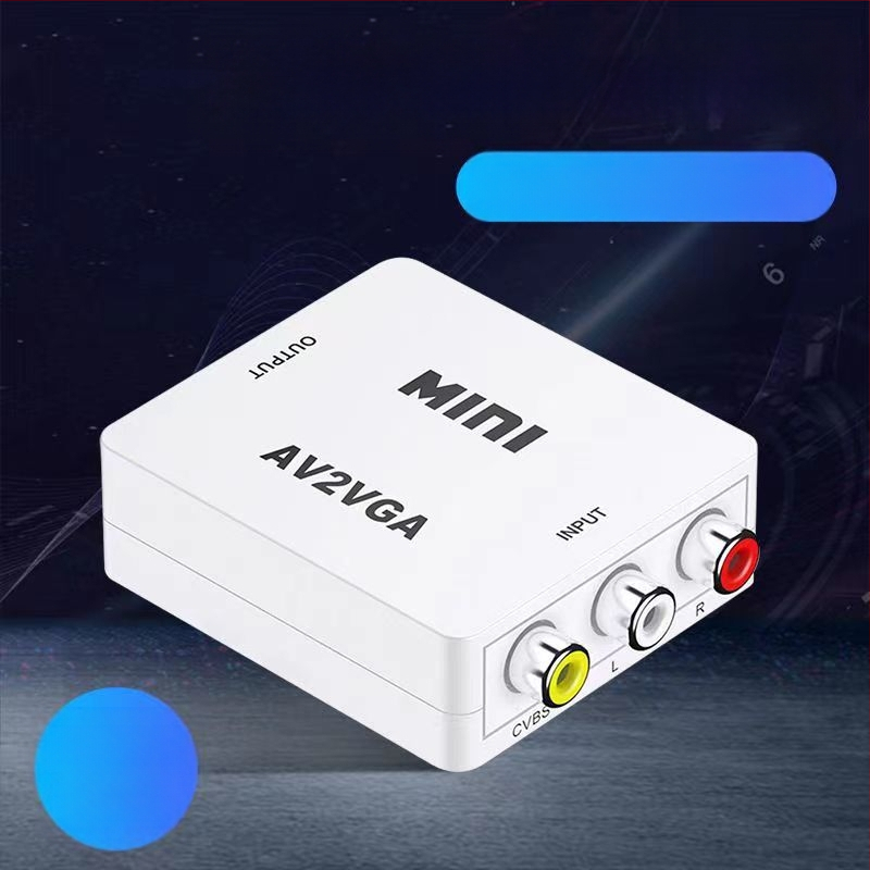 Piiriülene AV-HDMI videomuundur 1080P jälgimismängu digiboks, kolm RCA-d telerisse