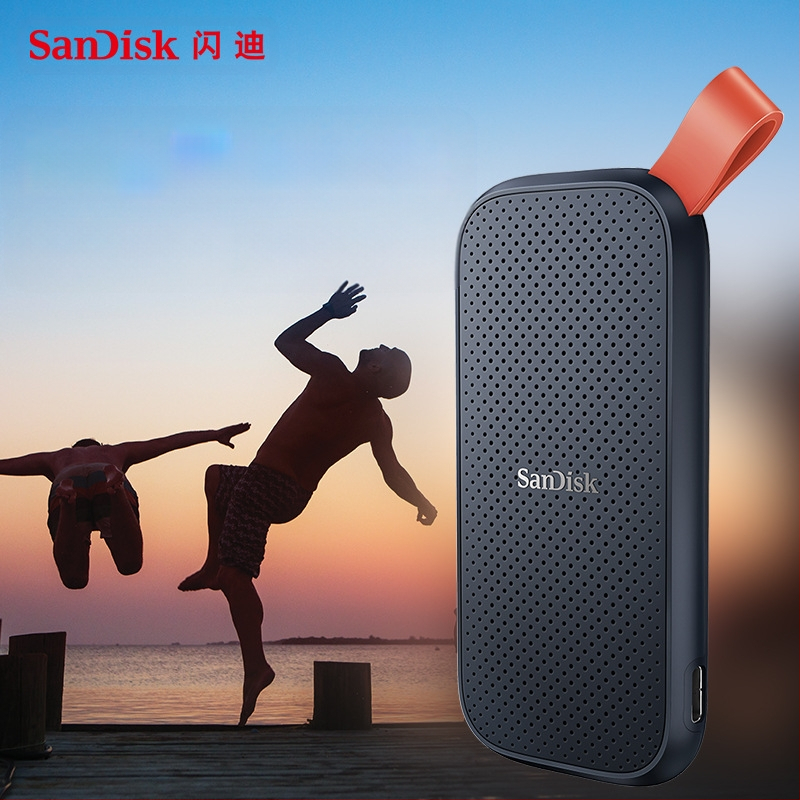 Sandisk E30 mobiilne pooljuhtketas 480g 1t 2t kiire USB3.1 mobiiltelefoni arvuti mini kaasaskantav
