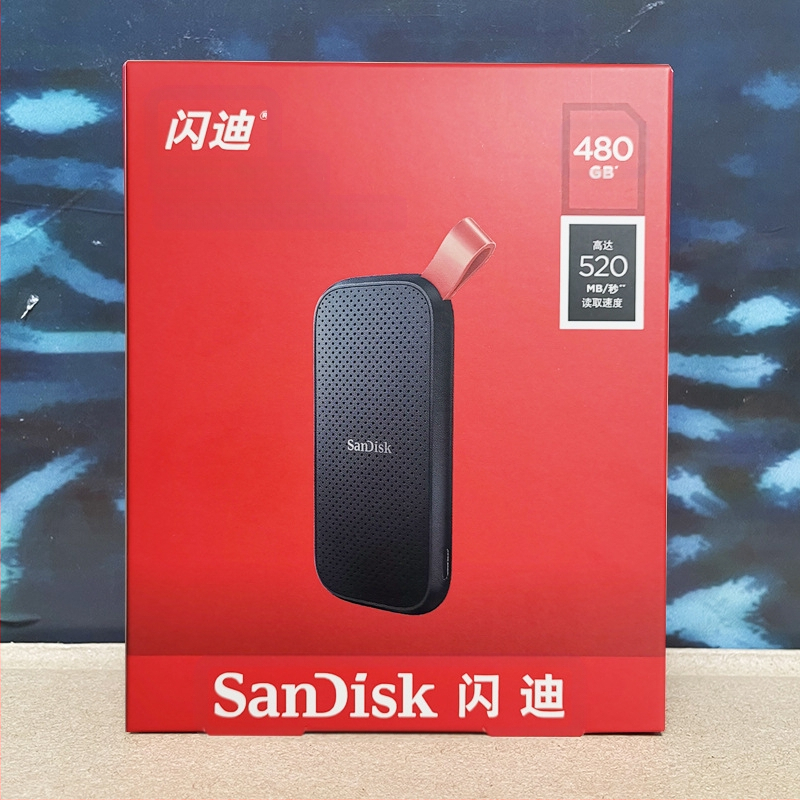 Sandisk E30 mobiilne pooljuhtketas 480g 1t 2t kiire USB3.1 mobiiltelefoni arvuti mini kaasaskantav