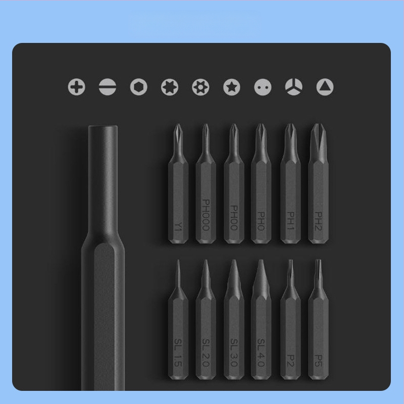 „Xiaomi Refining“ atsuktuvas, tinkantis „Mijia Cross“ šešiakampiam elektriniam su magnetiniu mobiliųjų telefonų taisymo įrankiu, elektrinis atsuktuvas