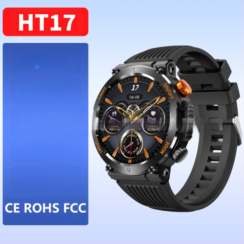 Temu/Tik Explosions HT17 okosóra 1,46 hüvelykes képernyő 360*360 felbontású Bluetooth híváskódoló