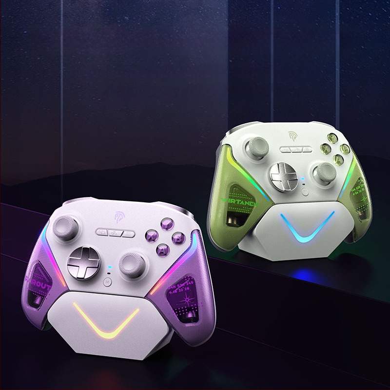 Easysmx új D10Pc játékvezérlő Tmr Rocker intelligens indító és leállító töltőalap dupla vágású triggerrel