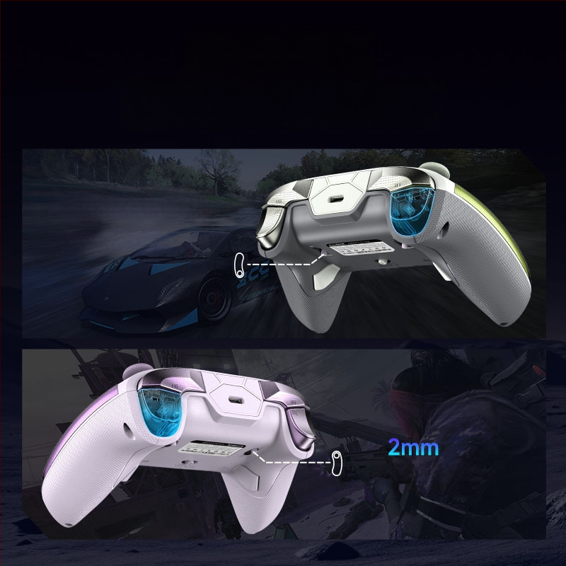 Easysmx új D10Pc játékvezérlő Tmr Rocker intelligens indító és leállító töltőalap dupla vágású triggerrel