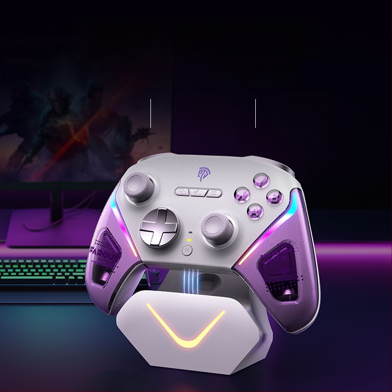 Easysmx új D10Pc játékvezérlő Tmr Rocker intelligens indító és leállító töltőalap dupla vágású triggerrel