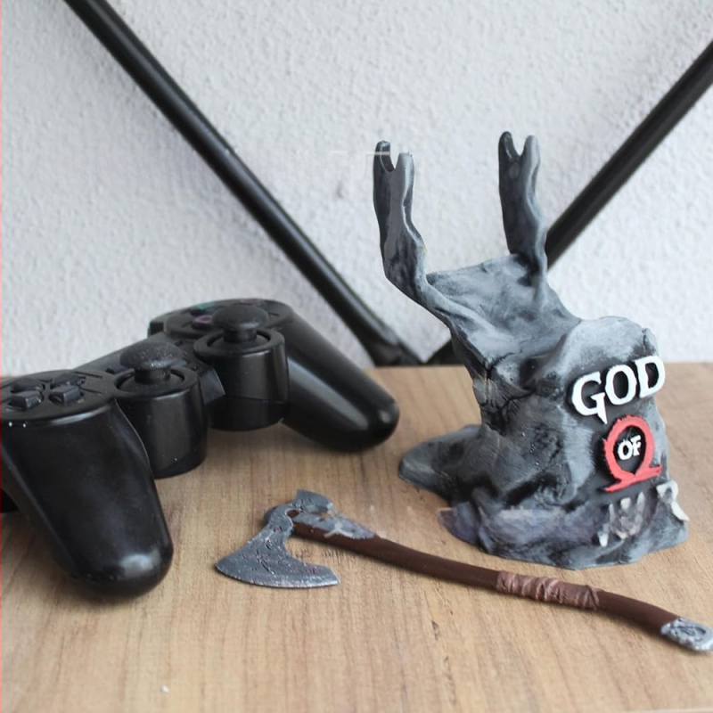 Prekogranični novi proizvod Ps serije, nosač ručke, ukrasi za statuu od smole, dekorativna slika otrova, model sjekire Levijatana