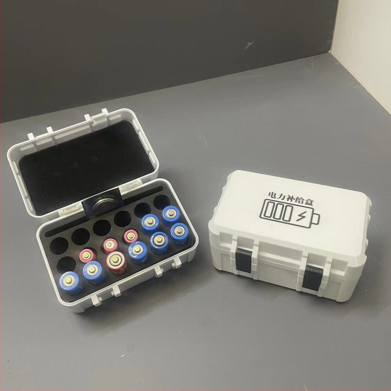 Uus nr 5 nr 7 nööppatareiga universaalne hoiukarp kaasaskantav patareide hoiukarp suletud käsnaga puhverhoidik