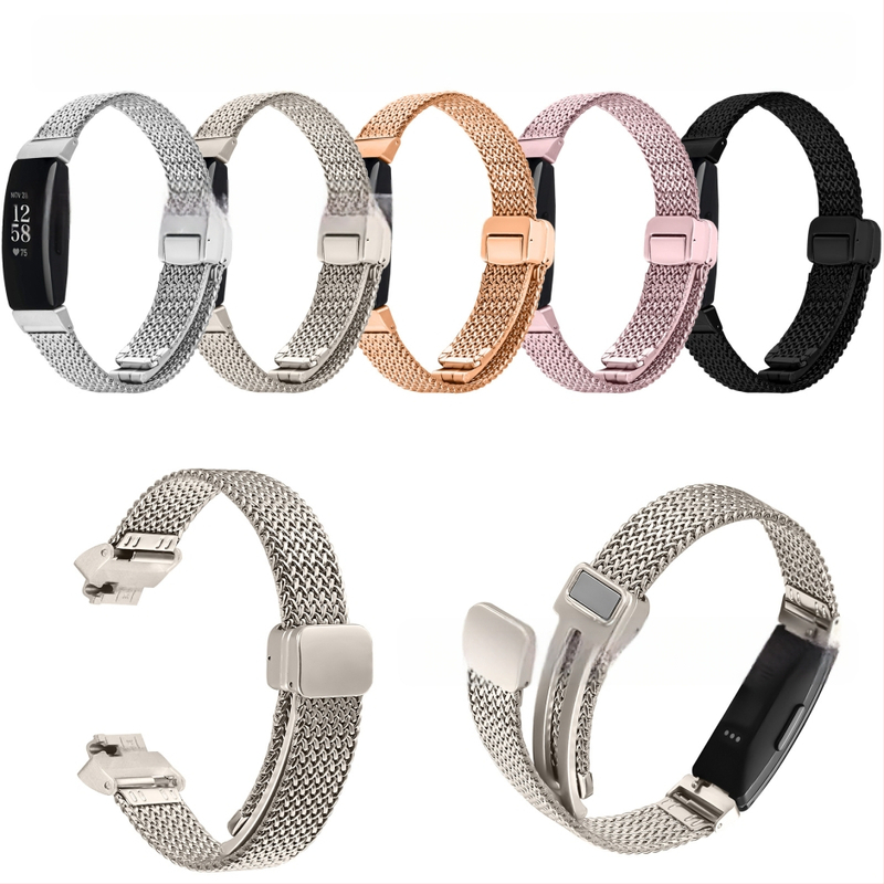 Sobib Fitbit Inspire1/2 Magnetic Milan Nice Mesh kalasabakujulise magnetilise Milan kellarihmaga