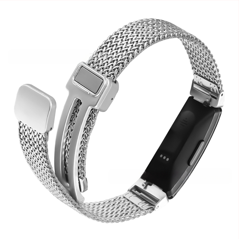 Sobib Fitbit Inspire1/2 Magnetic Milan Nice Mesh kalasabakujulise magnetilise Milan kellarihmaga