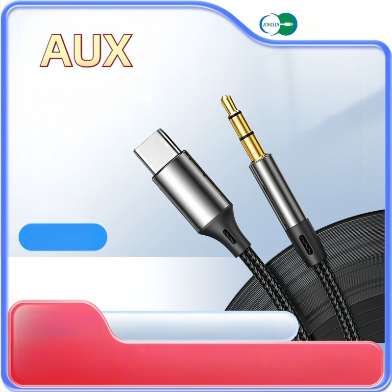 AUX-audioliin Professionaalne autokõlari Type-c - 3,5 mm audioliin Arvuti ja mobiiltelefoni heli muundamise liin