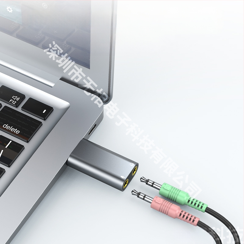 USB ārējā skaņas karte USB austiņām + mikrofonam bez draivera Galddatora klēpjdatora PS4 ārējā skaņas karte