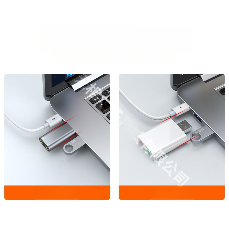 USB ārējā skaņas karte USB austiņām + mikrofonam bez draivera Galddatora klēpjdatora PS4 ārējā skaņas karte