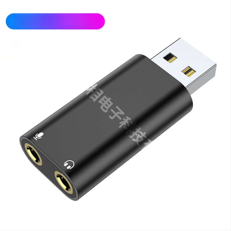 USB ārējā skaņas karte USB austiņām + mikrofonam bez draivera Galddatora klēpjdatora PS4 ārējā skaņas karte