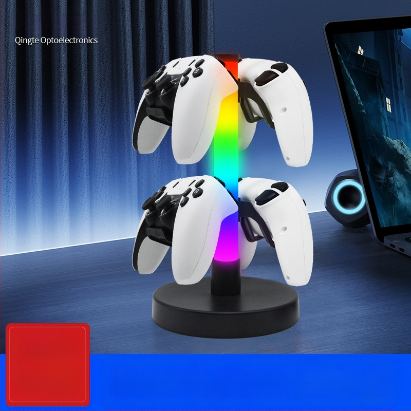 Pārrobežu tirgū pieprasīts RGB spēļu kontroliera statīvs, austiņu statīvs, apkārtējās vides apgaismojums, e-sporta ritma apgaismojums, galda lampa, naktslampiņa