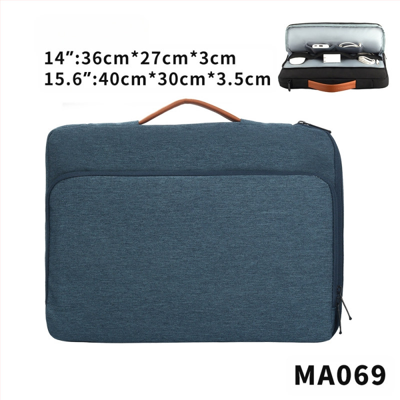 Piiriülene uus multifunktsionaalne arvutikott 13,3/14/15,6-tolline sülearvuti vooderdatud kaasaskantav portfell
