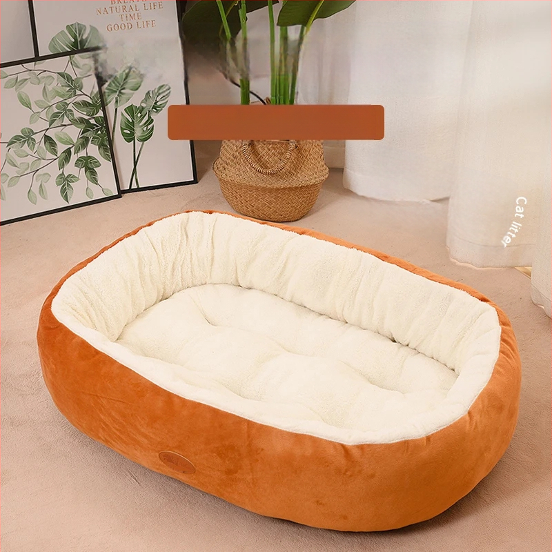 Gyári nagykereskedelmi kisállat macskafészek minden évszakhoz nagy kerek fészek vastagított téli meleg téli kis kutyaszőnyeg