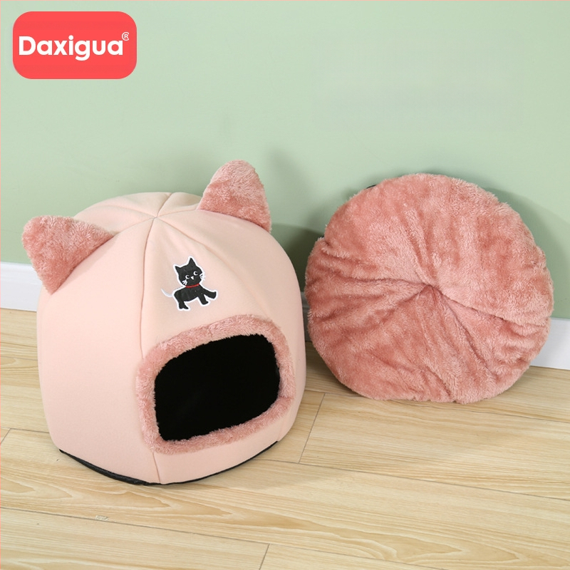 A macskafészek télen meleg, internetes híresség, minden évszakban univerzális, szuper nagy macskavilla fánk téli macskafészek