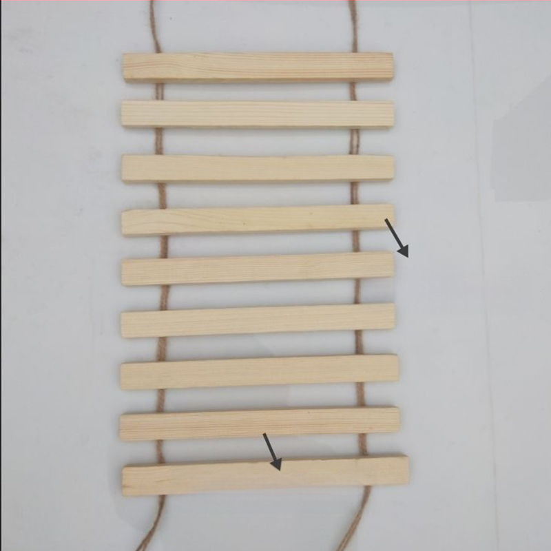 XZ [1680 ember dicséri] tömörfa macskakötéllétra macskamászóka házilag készített barkács kiegészítők macskafészek macska kaparódeszka puha létra egyenes