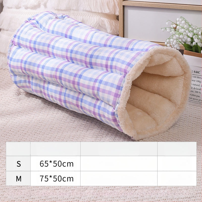 Talvine soe kassimatt Tunnel Kassipesa Kassimänguasjapesa Magamismatt Suletud kassimatt Lemmikloomade kaheotstarbeline pesamatt