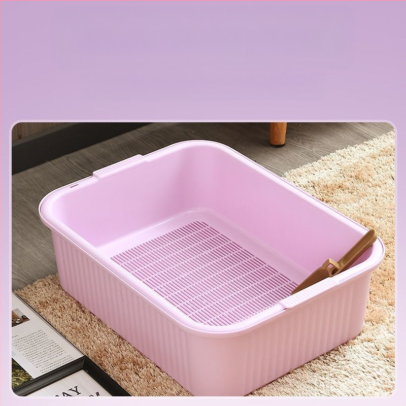 Dupla macskaalom doboz túlméretezett fa homok kövér macska magasságú dezodor fröccsenésgátló elválasztó mosás félautomata nagykereskedelem