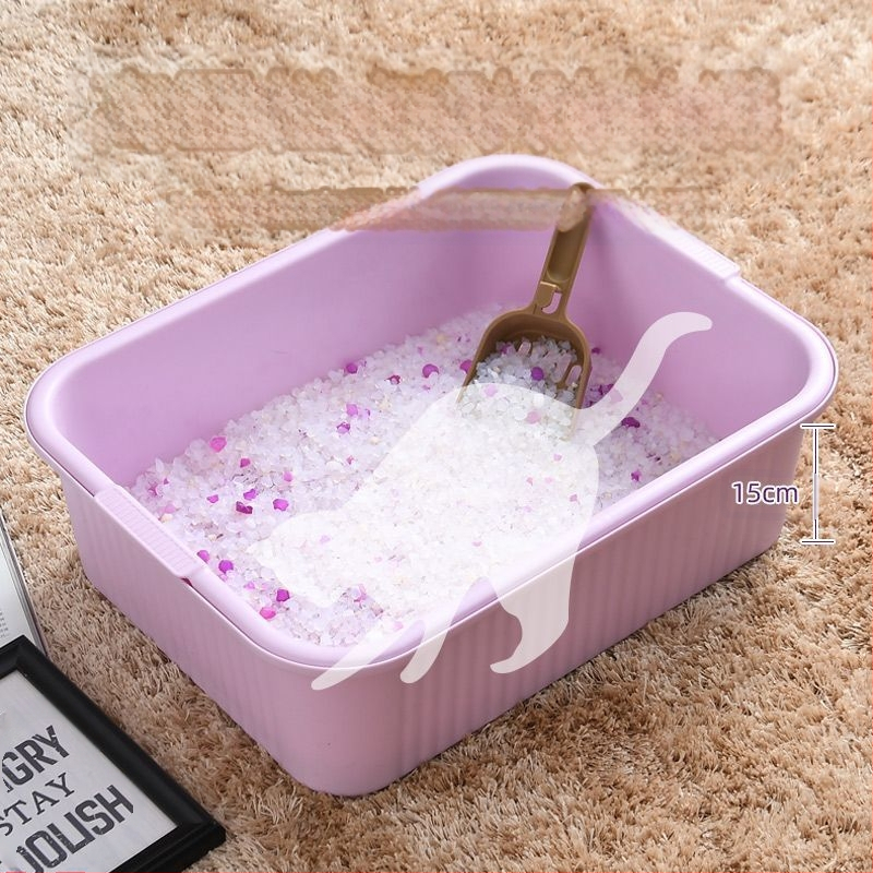 Dupla macskaalom doboz túlméretezett fa homok kövér macska magasságú dezodor fröccsenésgátló elválasztó mosás félautomata nagykereskedelem