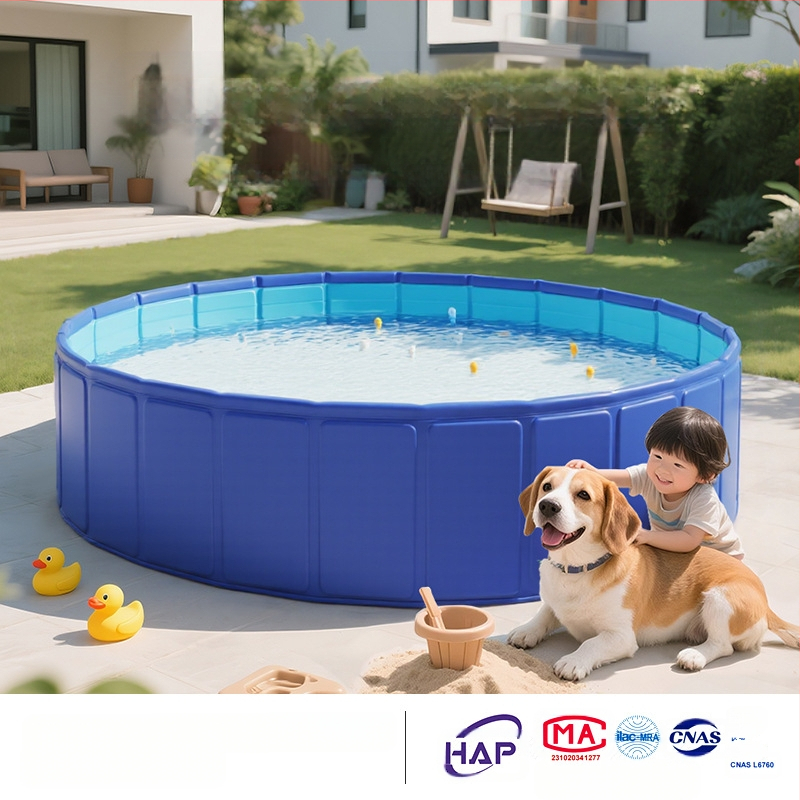 Нов надуваем басейн за домашни любимци, PVC басейн за котки и кучета, пясъчен басейн за деца, безплатна надуваема сгъваема вана