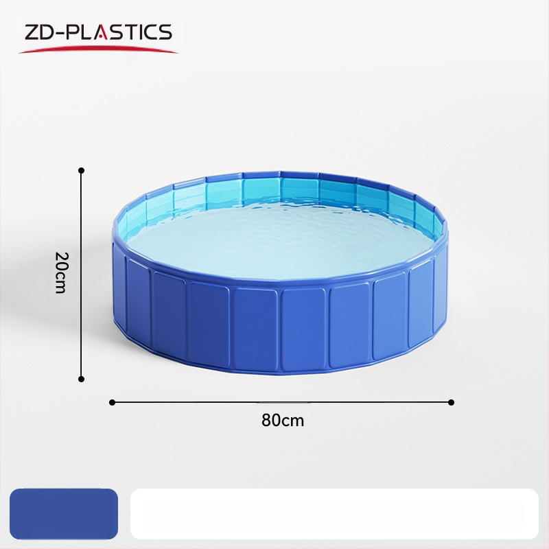 Нов надуваем басейн за домашни любимци, PVC басейн за котки и кучета, пясъчен басейн за деца, безплатна надуваема сгъваема вана