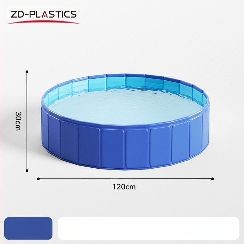 Нов надуваем басейн за домашни любимци, PVC басейн за котки и кучета, пясъчен басейн за деца, безплатна надуваема сгъваема вана