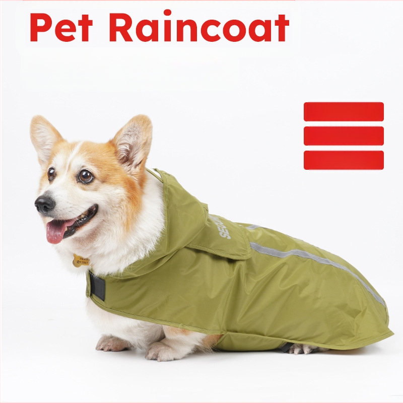 Lemmikloomade vihmakeep väikestele koertele, neljajalgne, vihmakindel, koeraga jalutamiseks hädavajalik, sobib väikestele ja keskmise suurusega koertele nagu bichon, teddy, corgi