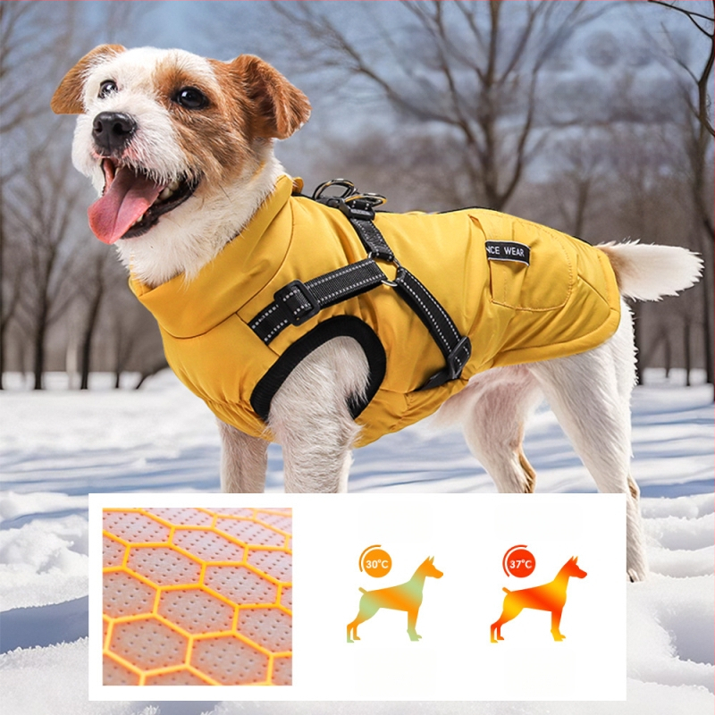 Uued lemmikloomariided, soojad puuvillased riided suurtele koertele, mugavad veekindlad puuvillased koerariided, temperatuuri lukustavad kutsikariided, tuulekindel veojõud