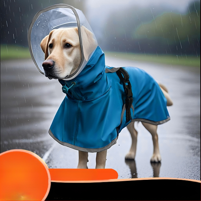 Vízálló kutya esőkabát, hasfátyol, Corgi mackó, Golden Retriever, kisállat esőkabát, fényvisszaverő kutya esőkabát, közvetlen gyári értékesítés