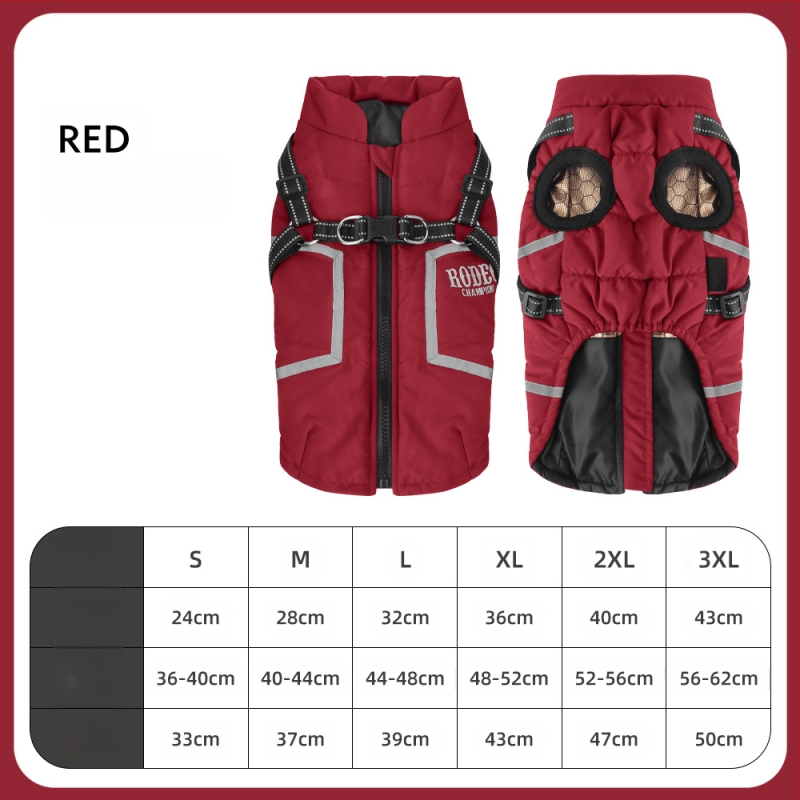 Koera puuvillane mantel veojõuga, helkur sügis- ja talveriided, soe grafeenist kerge lemmikloomavest, ühevärviline koer