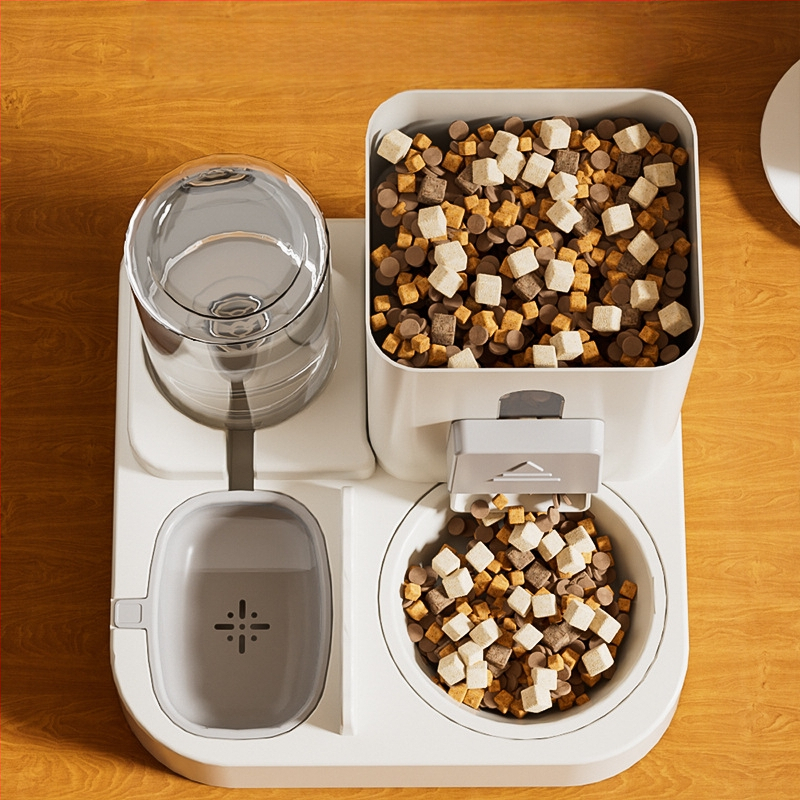 Új automata macskaetető itató kutyatál macskatál két az egyben vízadagoló macskatál kisállat kellékek nagykereskedelem