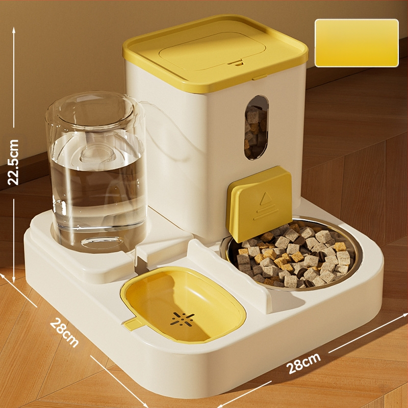 Új automata macskaetető itató kutyatál macskatál két az egyben vízadagoló macskatál kisállat kellékek nagykereskedelem