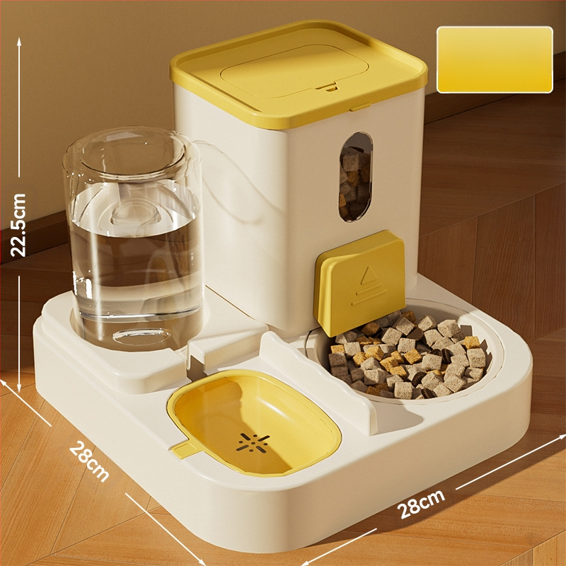 Új automata macskaetető itató kutyatál macskatál két az egyben vízadagoló macskatál kisállat kellékek nagykereskedelem