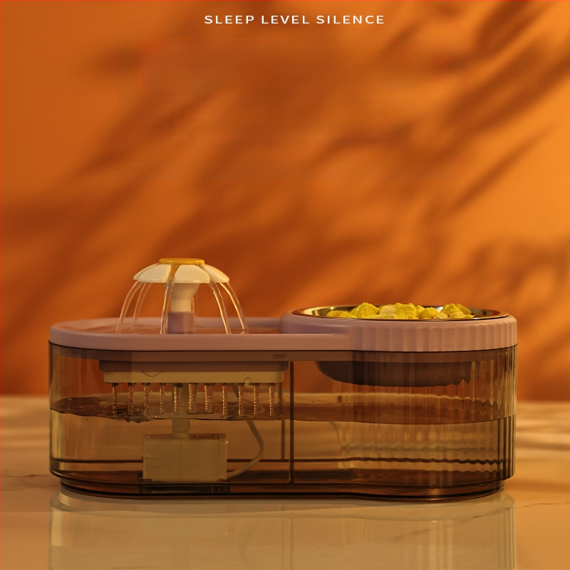 Didelės talpos automatinis cirkuliacinis kačių vandens fontanas su itin greitu srautu, tylaus dizaino naminių gyvūnėlių reikmenys