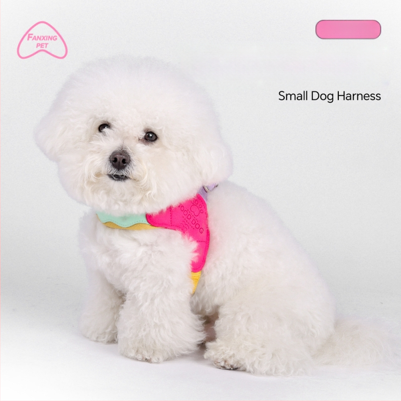 New Wave Dopamin Y-oblikovani povodac za pse na otvorenom, protiv odvajanja, plišani bišon, uže za hodanje malih pasa