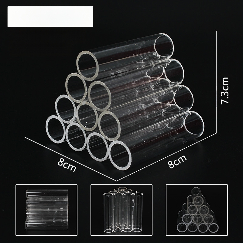 Skaidrus akrilinis krištolas krevečių lizdas krevečių namas pabėgimo skylė veisimosi puodas mažos žuvelės pabėgti dekoratyvinis krevečių akvariumas peizažas krevečių namas